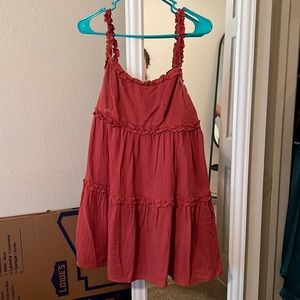 Large shift dress.. dusty rose